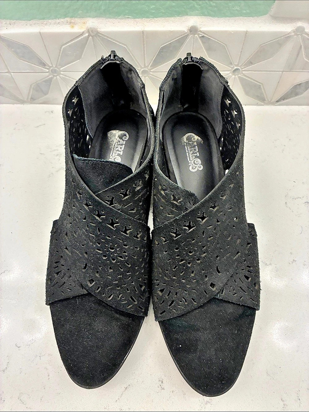 Sole Society Black Cutout Heels US 7